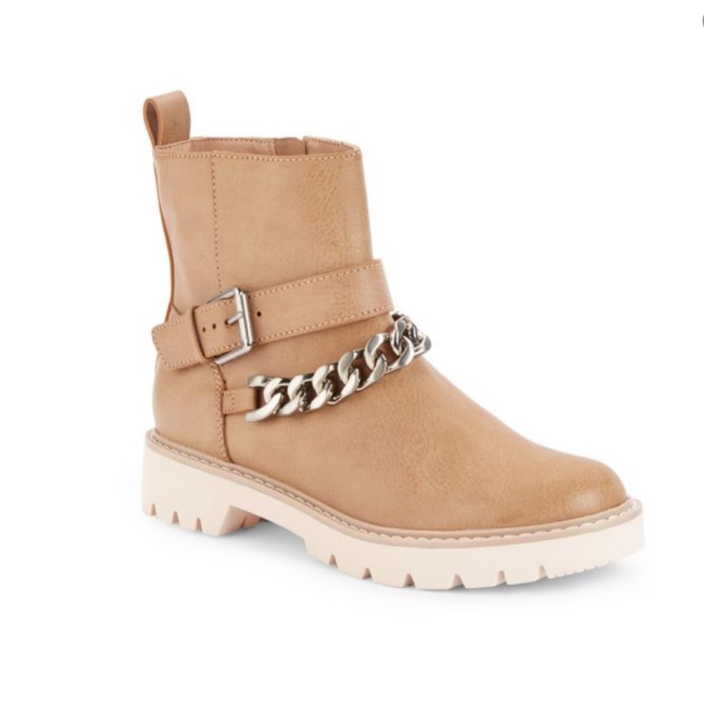 DOLCE VITA
Paulie Buckle & Chain Strap Biker Boots
